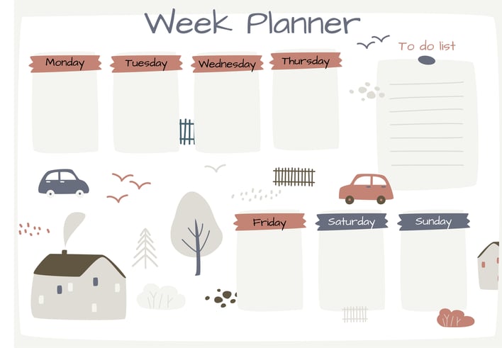 Organization Kit: To-Do List, Schedules, Covers and More!