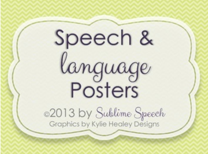 Speech and Language Posters