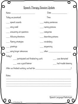 Keep Parents Informed with Session Notes